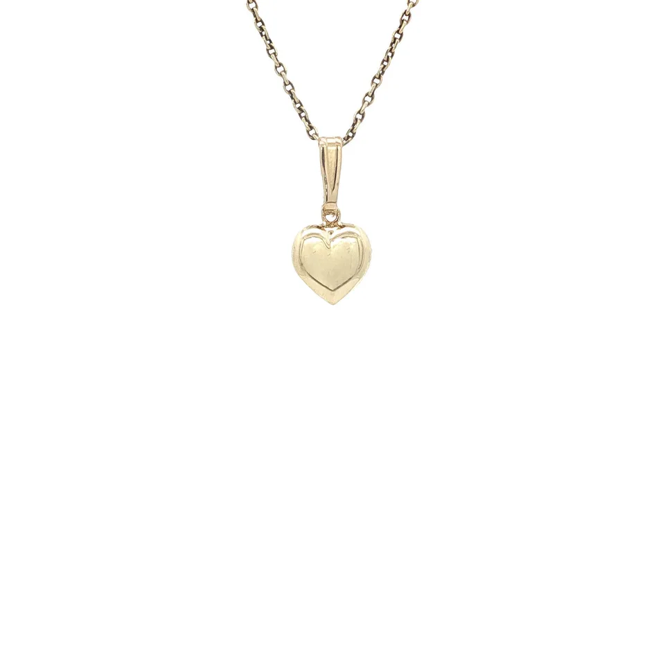 Vintage 14K Gold Heart Pendant