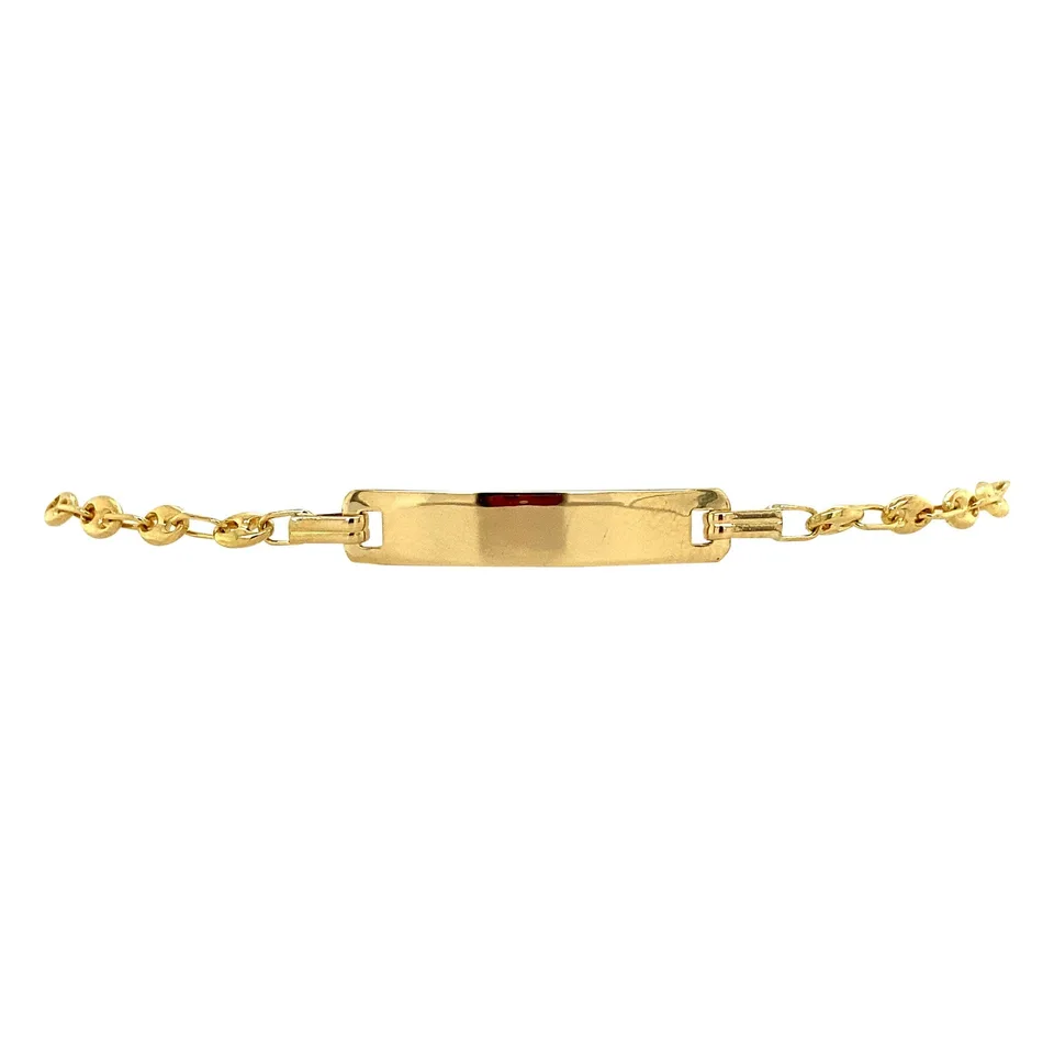 Vintage 18K Gold Bracelet Fancy 18 cm