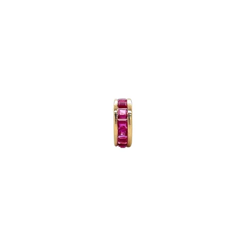 Vintage 18K Gold Ear Cuff with Ruby