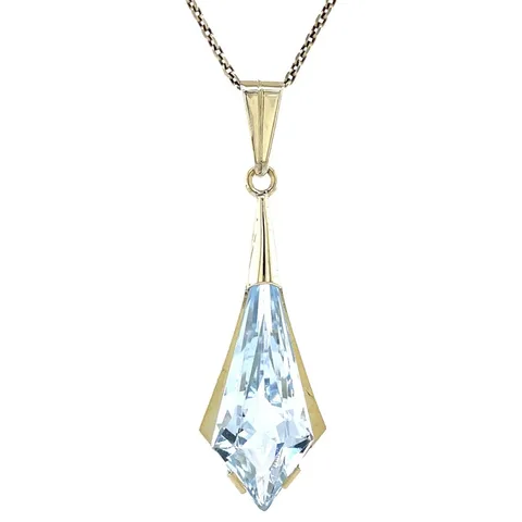 Vintage 14K Gold Pendant with Spinel