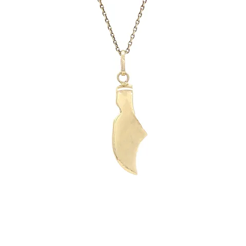 Vintage 14K Gold Clog Pendant