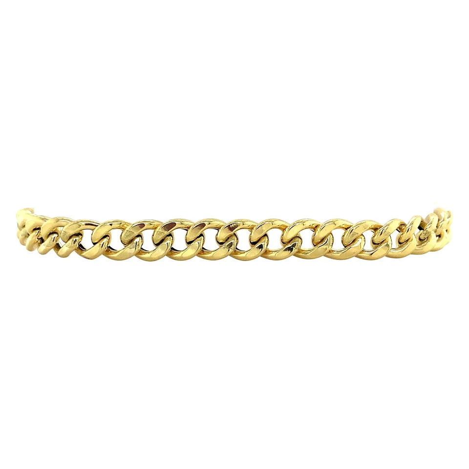 Vintage 14K Gold Bracelet Curb 19.5 cm