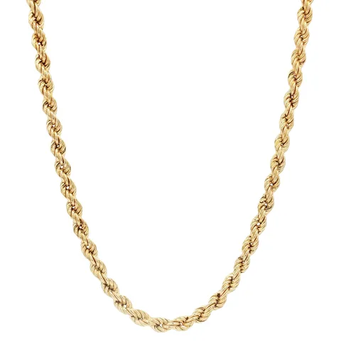 Vintage 14K Gold Rope Necklace