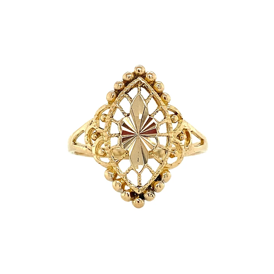 Vintage 14K Gold Fancy Ring