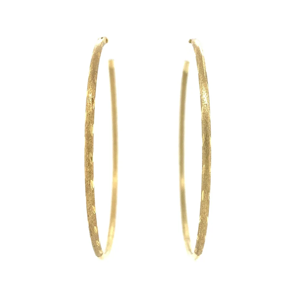 Vintage 14K Gold Hoop Earrings