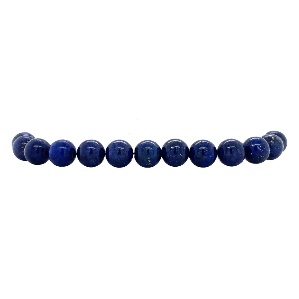 Vintage Lapis Bracelet with Decorative Clasp