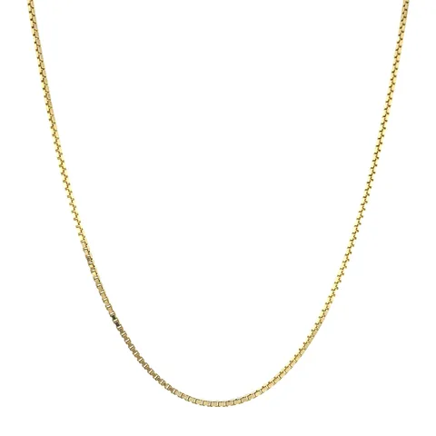 Vintage 14K Gold Long Necklace Venetian 38 cm