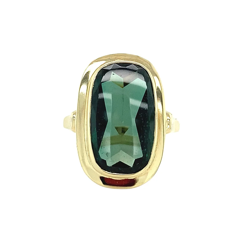 Vintage 14K Gold Ring with Tourmaline