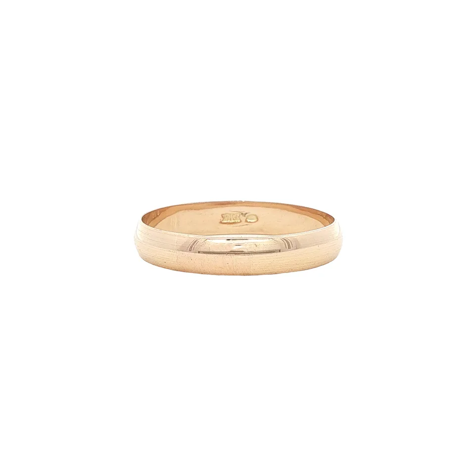 Vintage 14K Gold Smooth Ring
