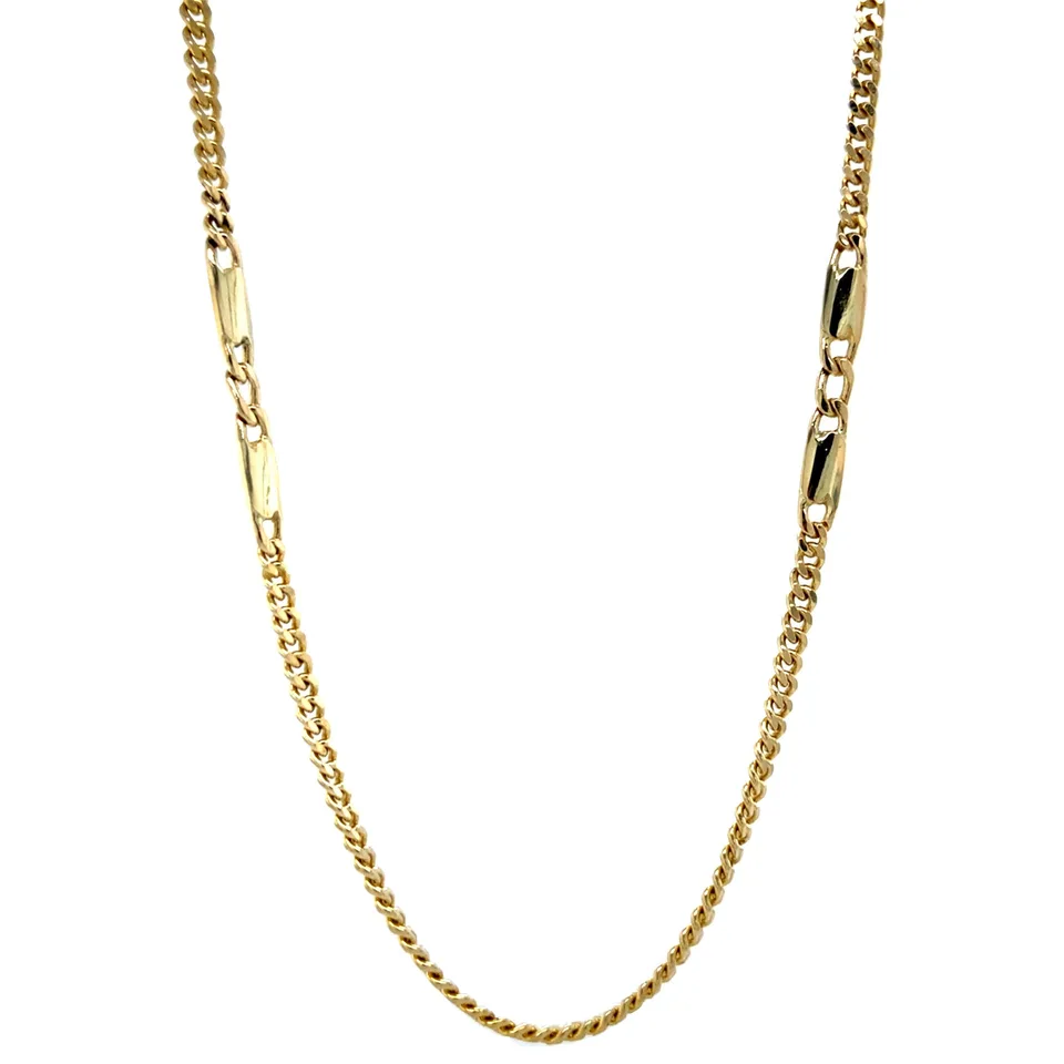 Vintage 14K Gold Fancy Necklace