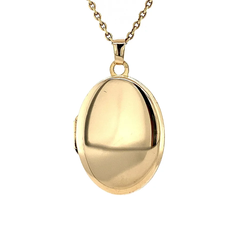 Vintage 14K Gold Smooth Locket