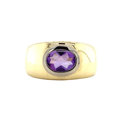 Vintage 14K Gold Ring with Amethyst