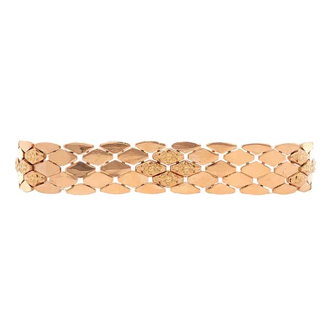 Vintage 18K Rose Gold Fancy Bracelet