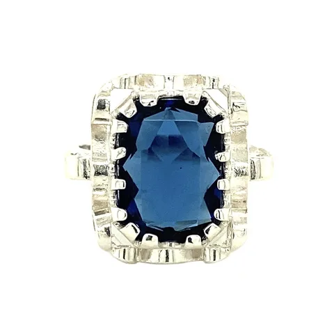 Vintage Queen's Sterling Silver Ring, Moonlight