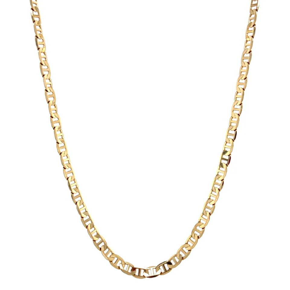 Vintage 14K Gold Marine Necklace