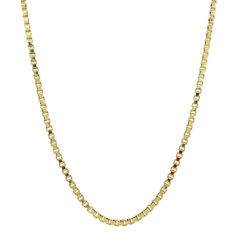 Vintage 14K Gold Venetian Long Necklace