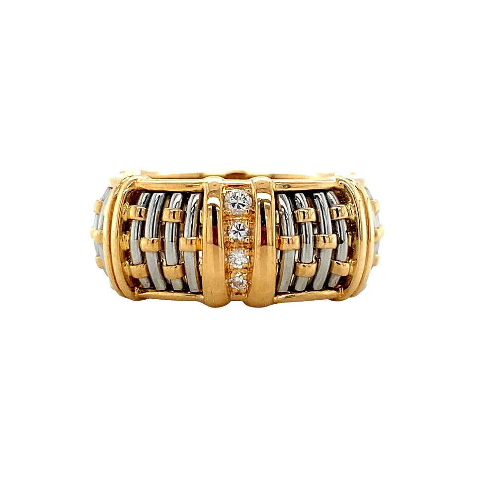 Vintage Cartier Vision 18K Gold Ring