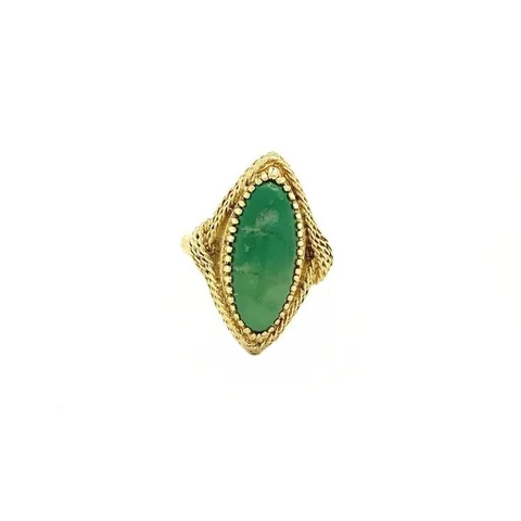 Vintage 14K Gold Ring with Turquoise
