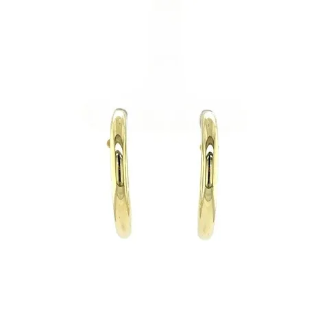 Vintage 14K Gold Smooth Stud Earrings
