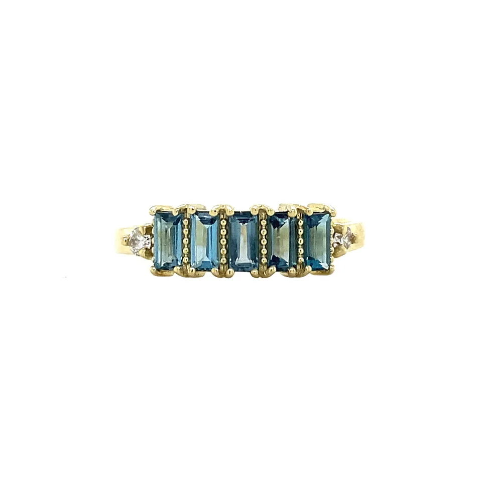 Vintage Jackie 14K Gold Ring, London