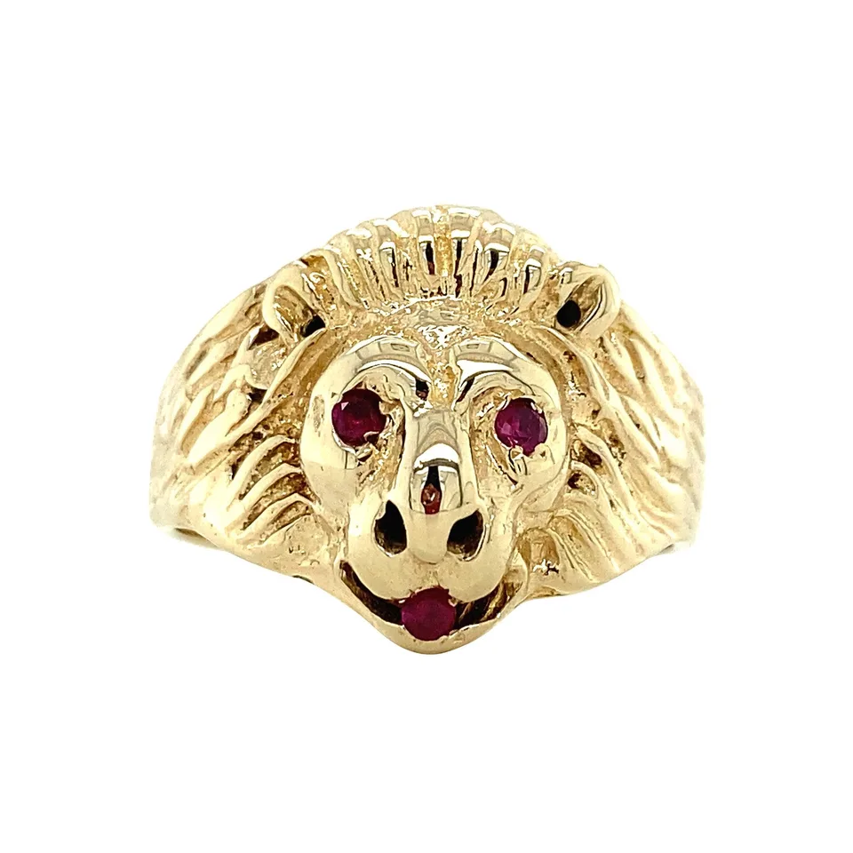 Vintage 14K Gold Ring with Ruby