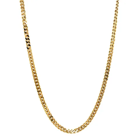 Vintage 14K Gold Curb Necklace