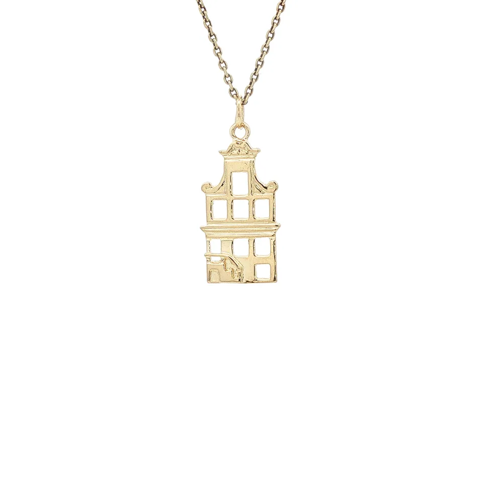 Vintage 14K Gold Grachtenpand Pendant