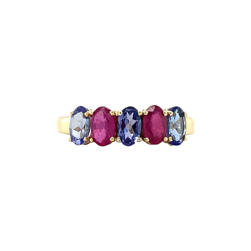 Vintage Josephine 14K Gold Ring, Rose