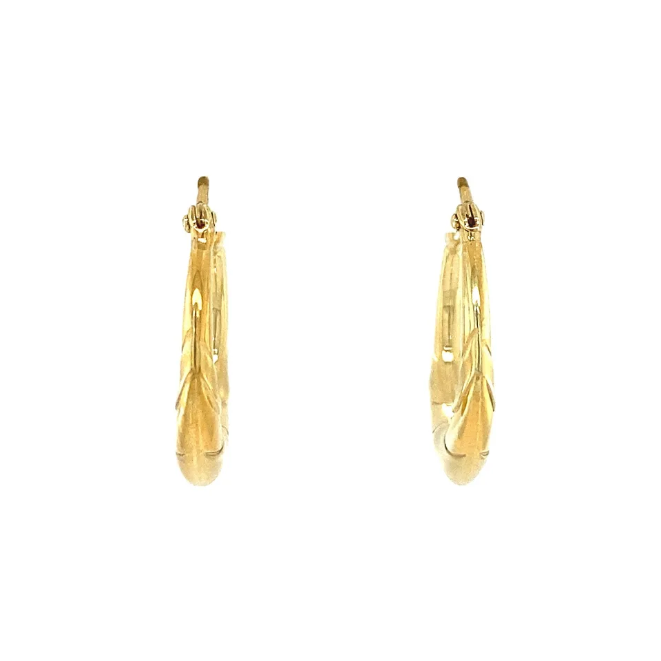 Vintage 14K Gold Hoop Earrings