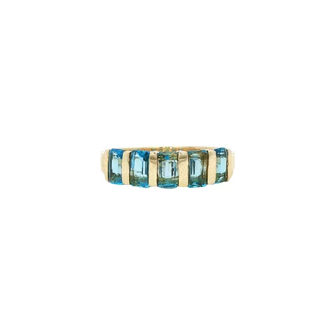 Vintage 14K Gold Ring with Topaz