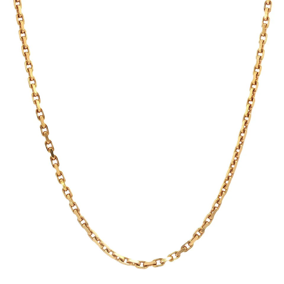 Vintage 14K Gold Anchor Necklace