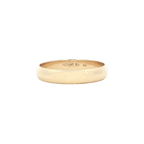 Vintage 14K Gold Smooth Ring