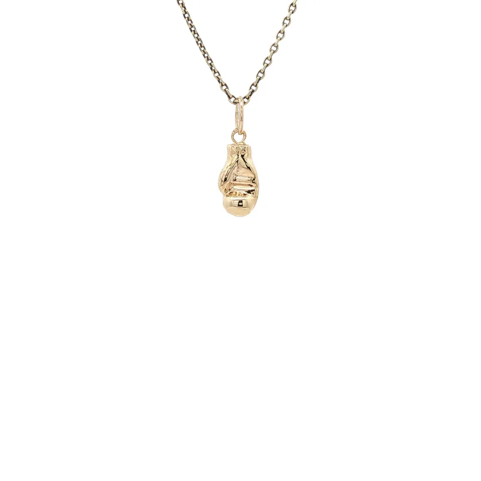 Vintage 14K Gold Boxing Glove Pendant