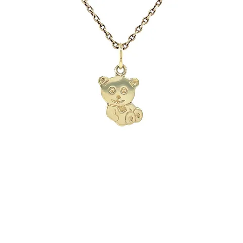 Vintage 14K Gold Bear Pendant