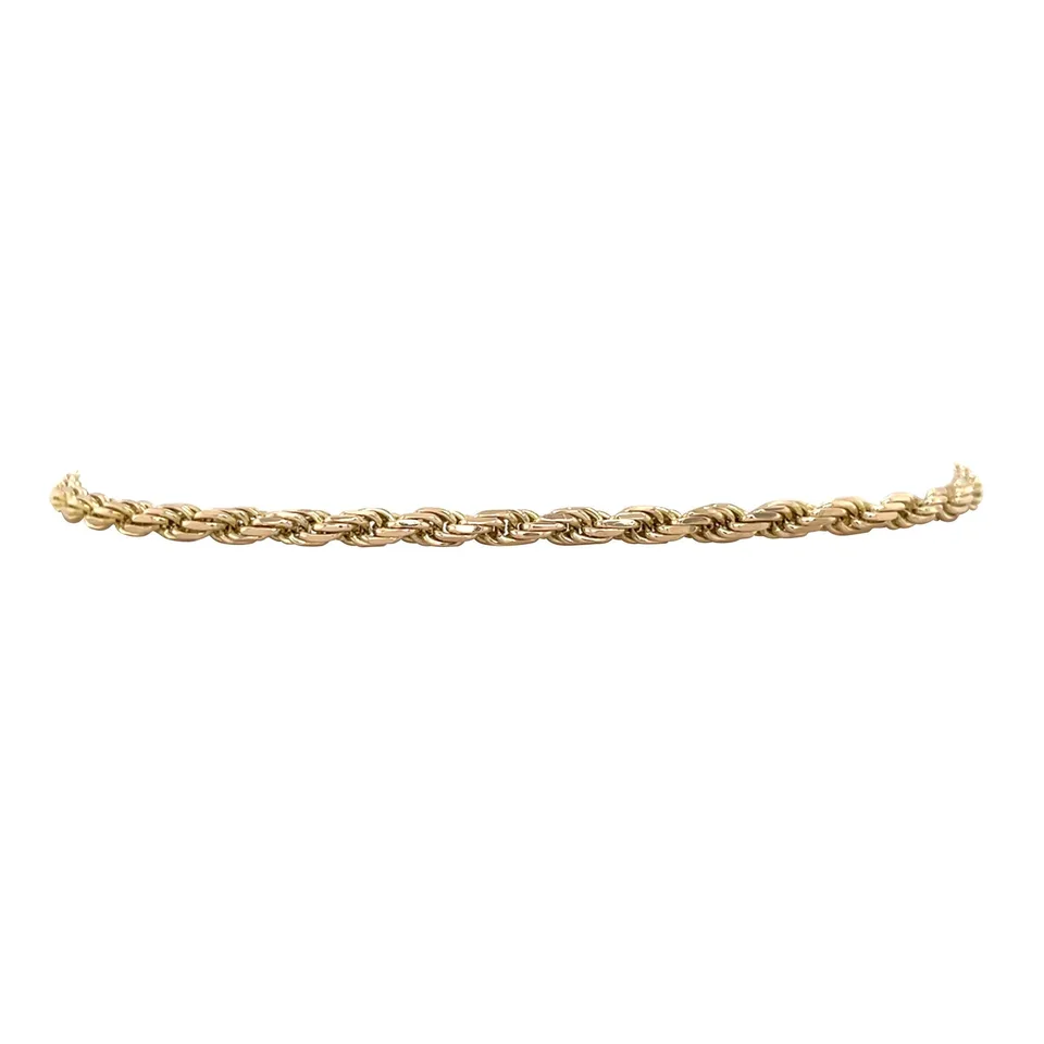 Vintage 14K Gold Rope Bracelet