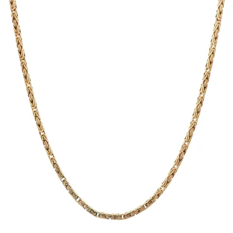 Vintage 14K Gold King's Chain Necklace
