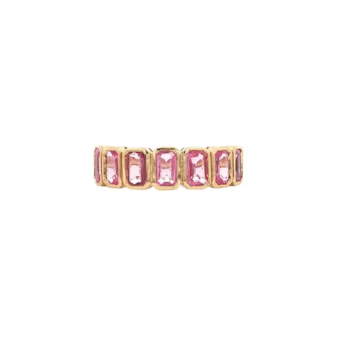 Vintage 18K Gold Ring with Sapphire