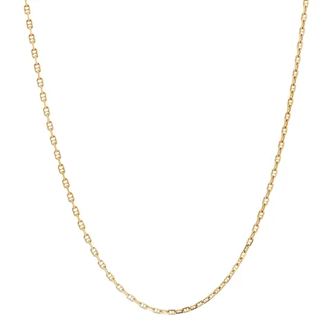 Vintage 18K Gold Fancy Anchor Necklace