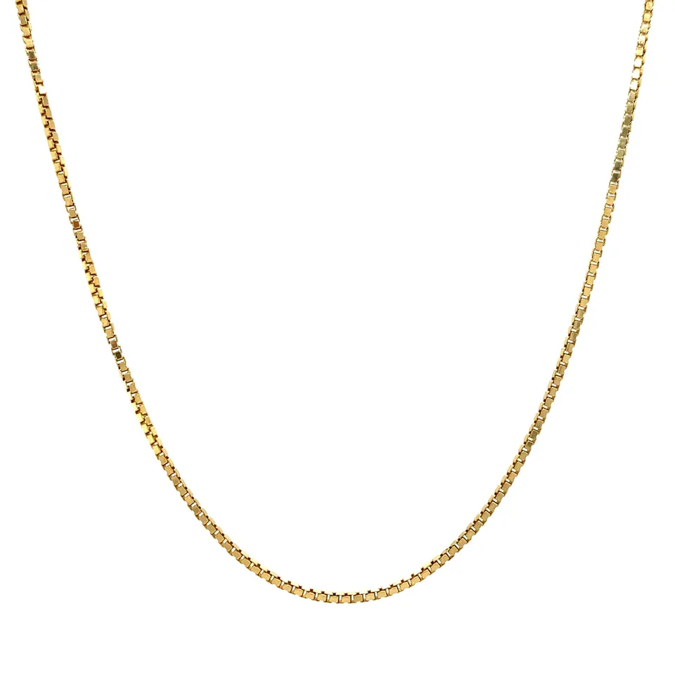 Vintage 18K Gold Venetian Long Necklace