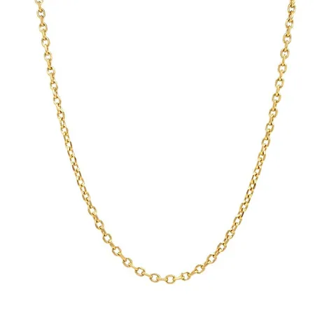 Vintage 18K Gold Long Necklace Anchor 51.5 cm