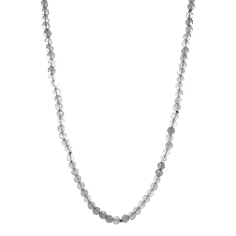 Vintage Labradorite Necklace with 14K Gold Clasp