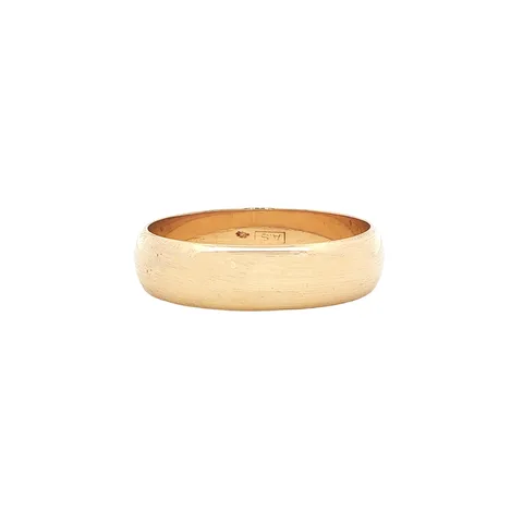 Vintage 14K Gold Smooth Ring