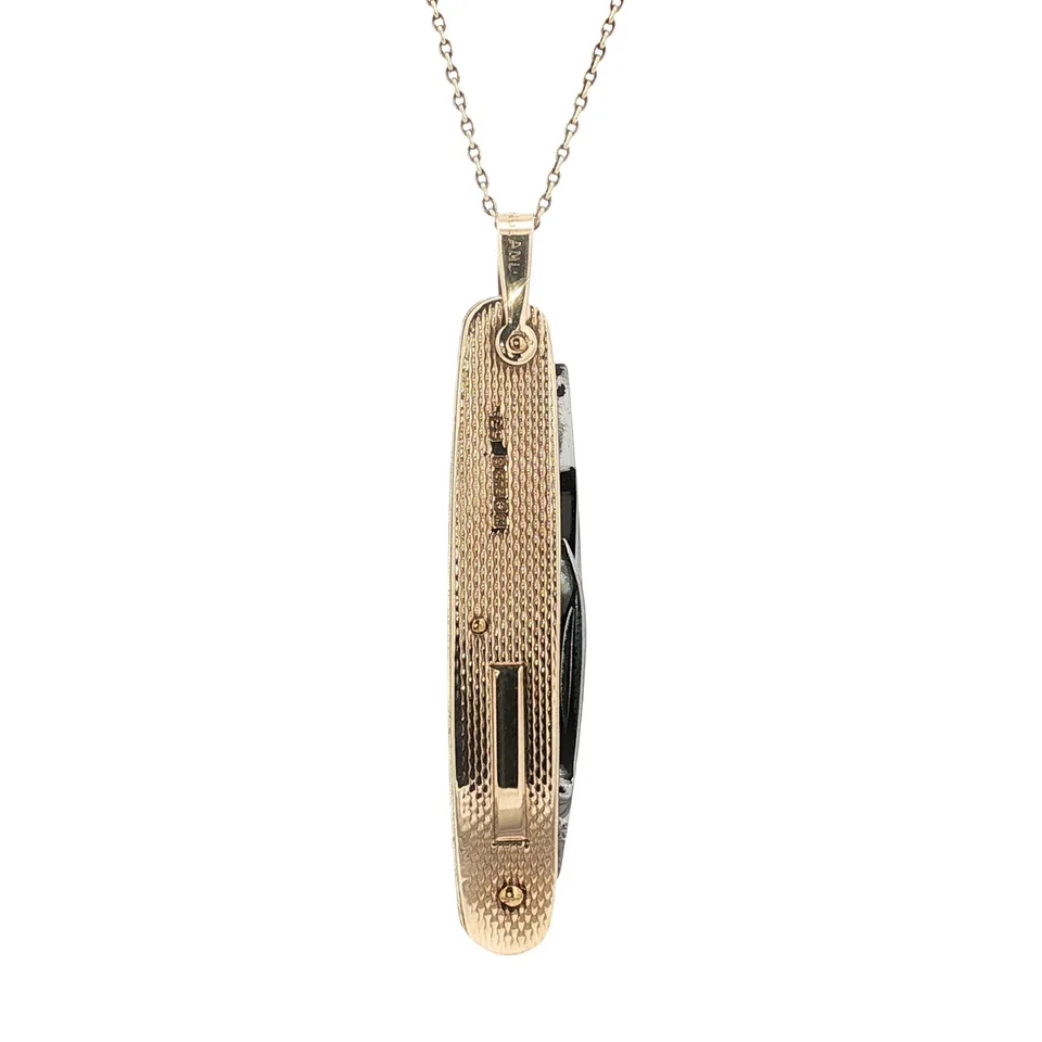 Vintage Zakmes 9K Gold Pendant
