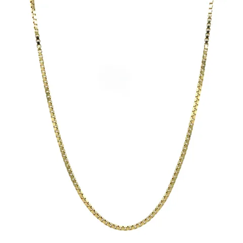 Vintage 14K Gold Venetian Long Necklace