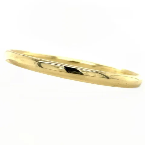 Vintage 14K Gold Smooth Bangle