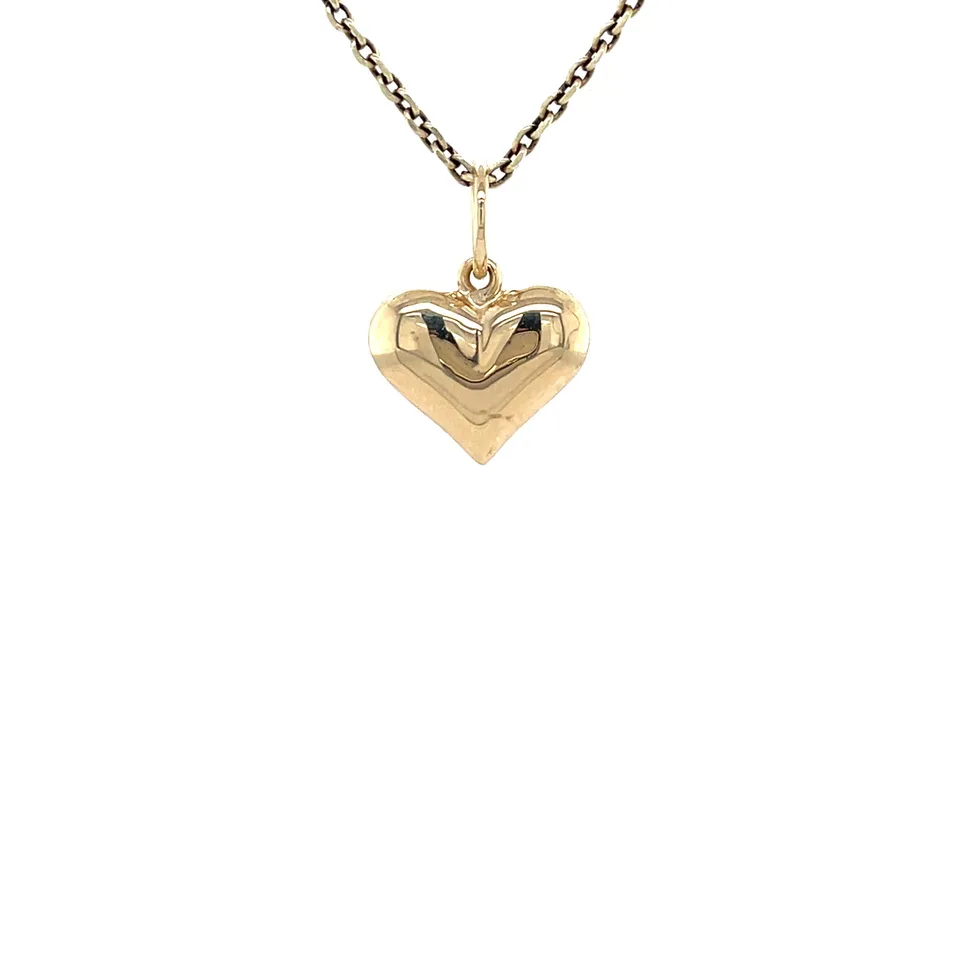 Vintage 14K Gold Heart Pendant