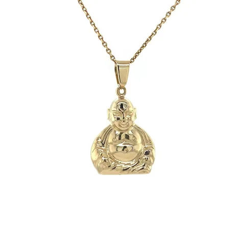 Vintage 14K Gold Buddha Pendant