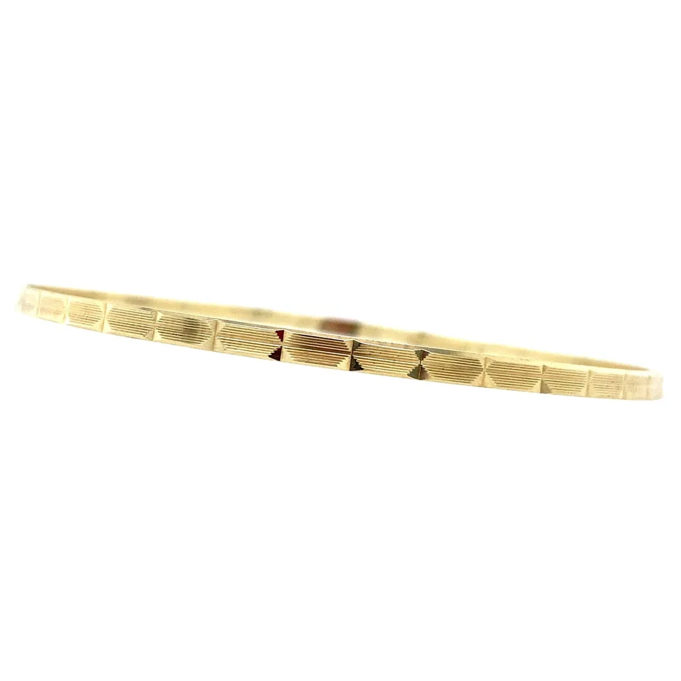 Vintage 14K Gold Fancy Rinkelarmband Bracelet