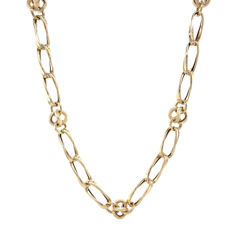 Vintage 14K Gold Fancy Necklace