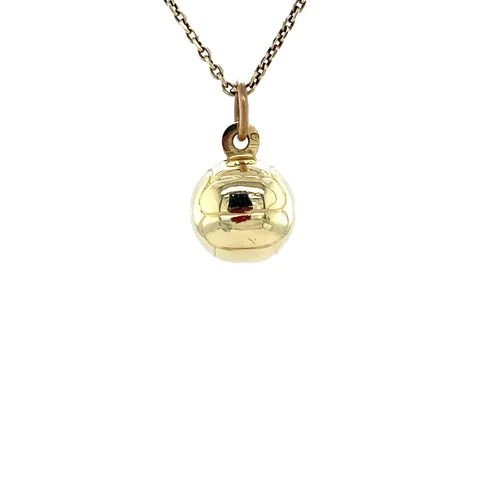Vintage 14K Gold Volleyball Pendant